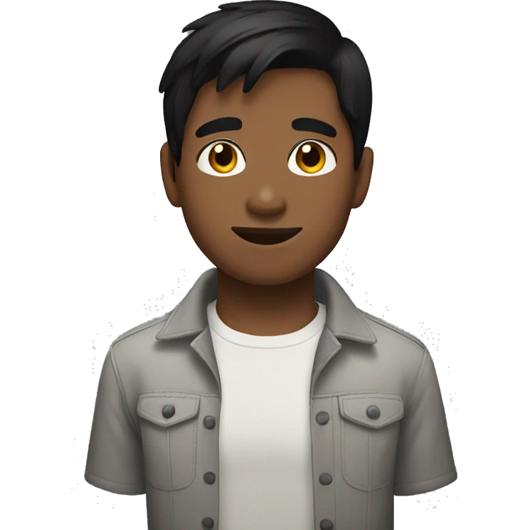 gay boy with black hair emoji