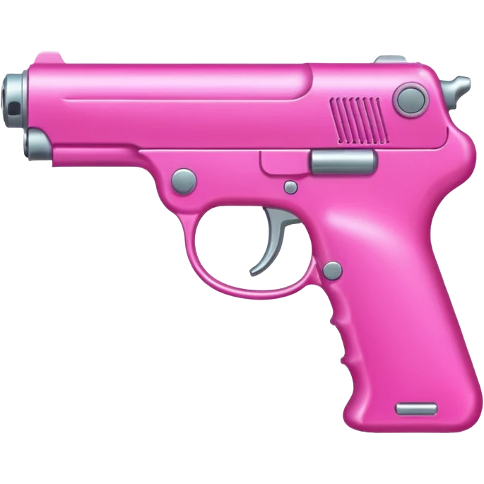 Image of only a hand Holding a pink gun emoji