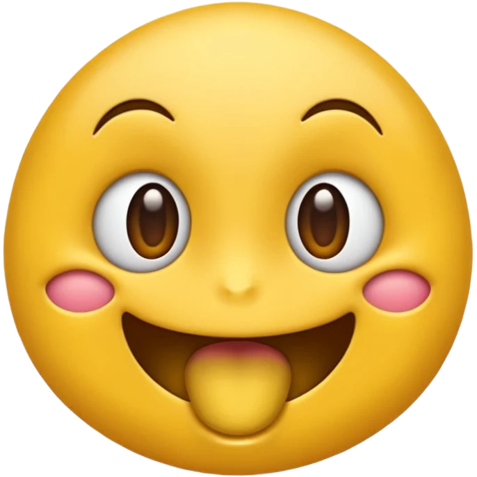 Un emoji qui se moque en tirant la langue avec plein de nœuds autour de la tête emoji