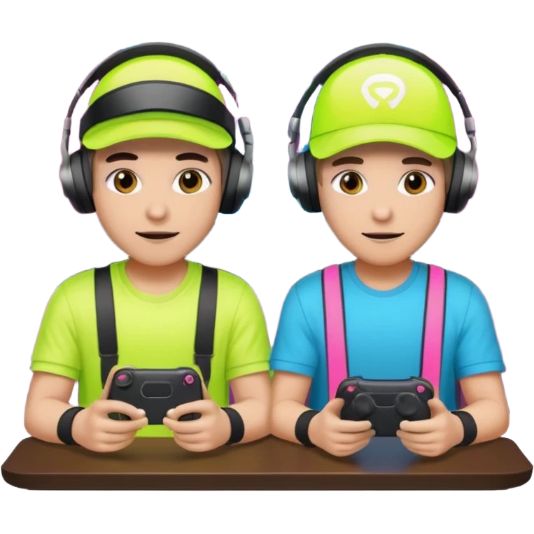 Neon Visor Gamers emoji