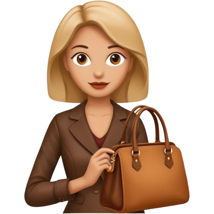 italian fashion with bag emoji