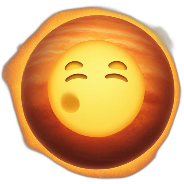 round sun planet emoji