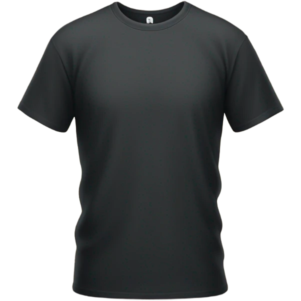 black tshirt write the letters FF emoji