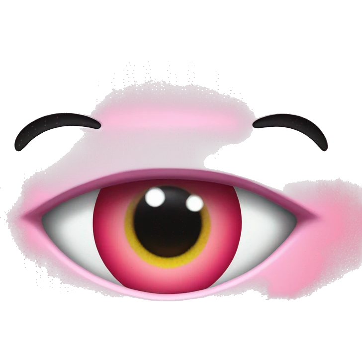 Hello kitty eye hearts emoji