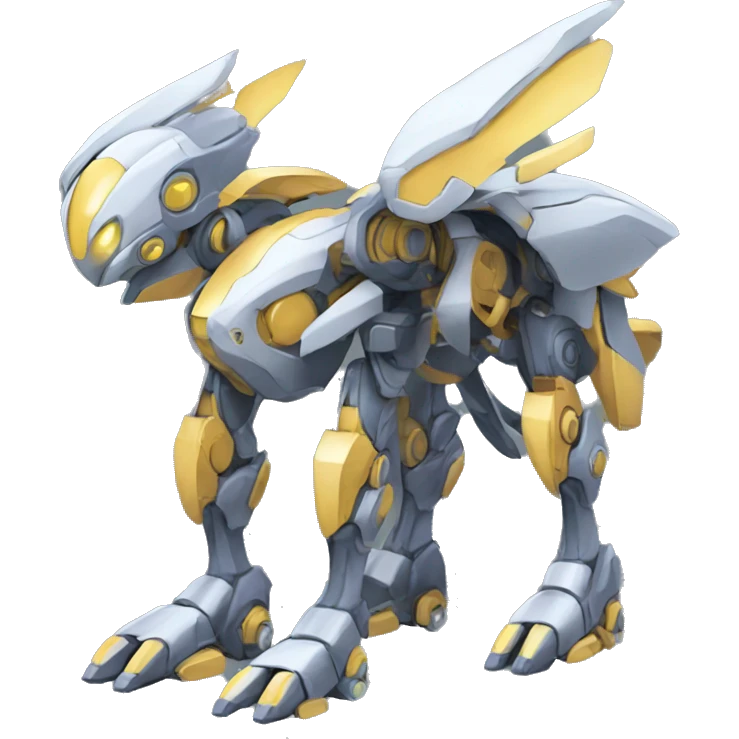Futuristic Mechanical Pokémon-Medabot-Dragon full body emoji
