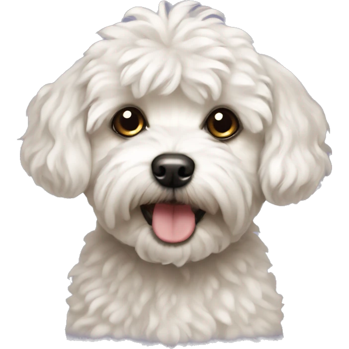 Maltipoo dog emoji