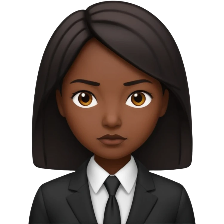 Business Photoshoot woman back and white emoji