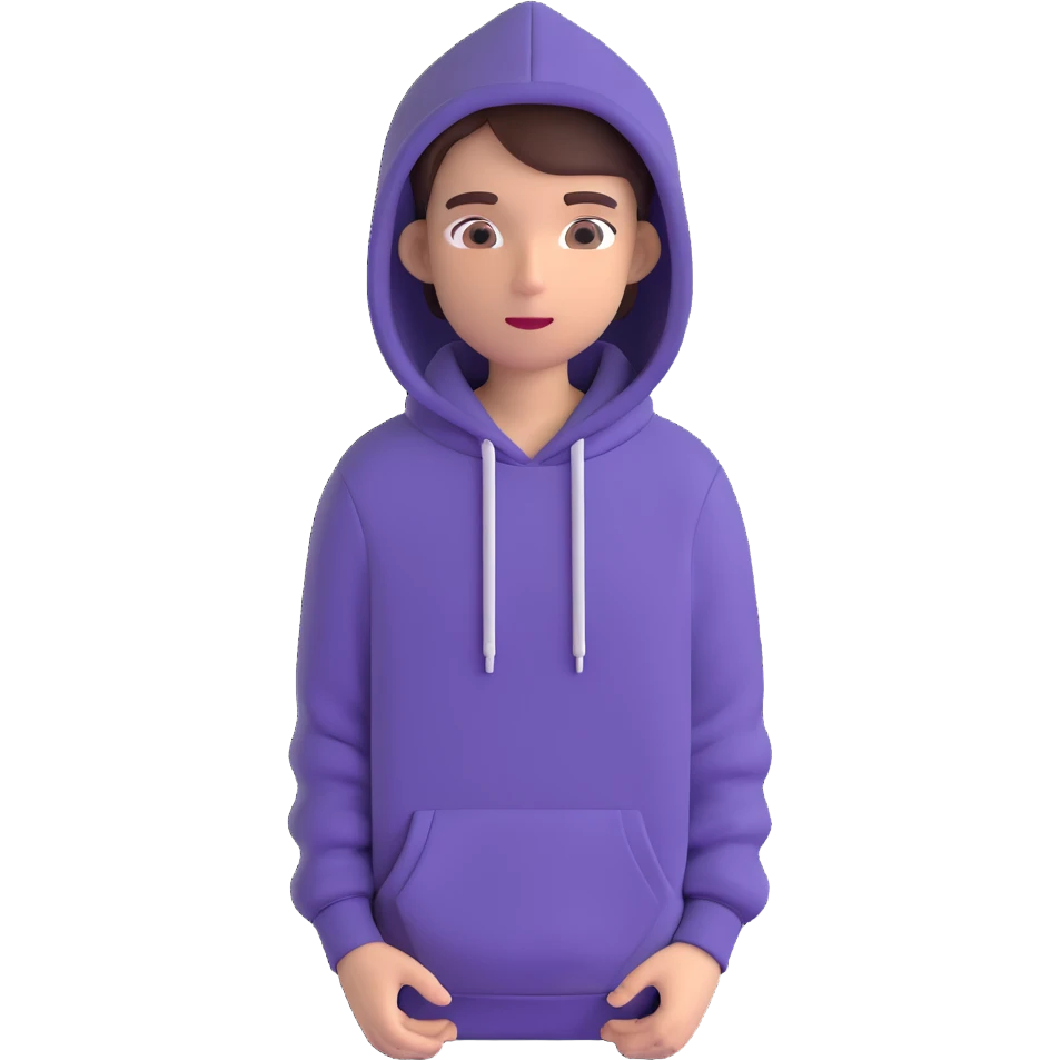 fashionable hoodie emoji