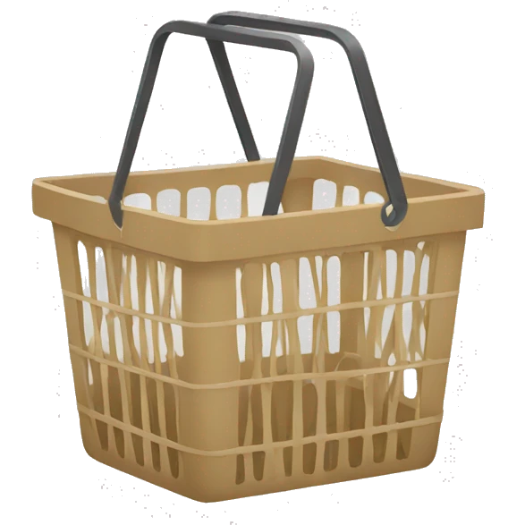 shopping basket emoji