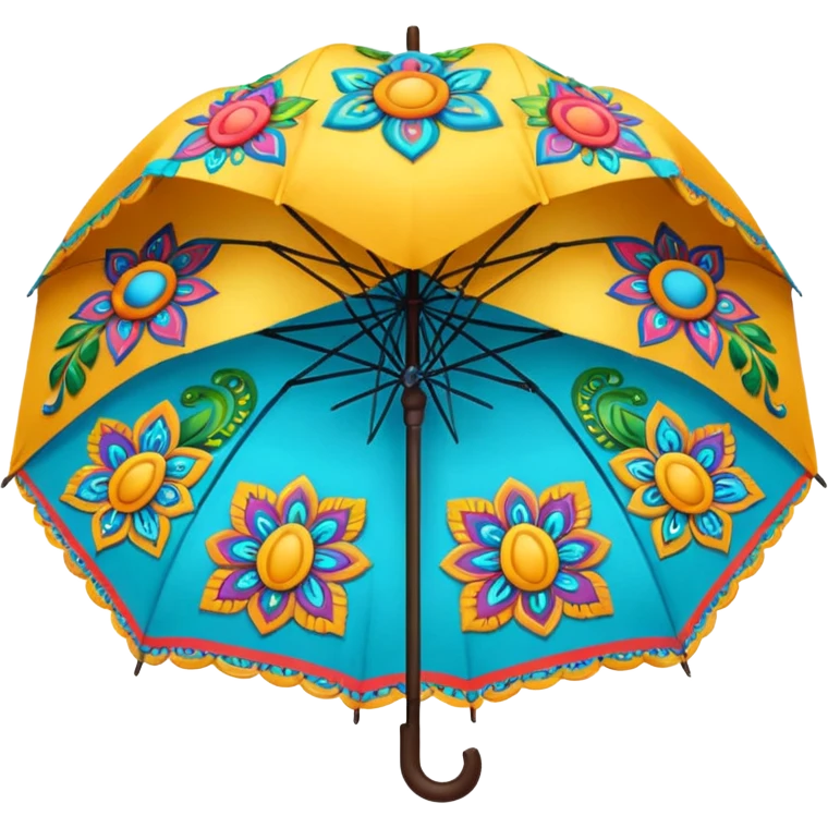 sombrinha de frevo pernambucano emoji