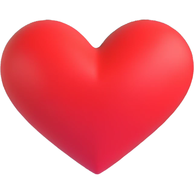 red heart emoji