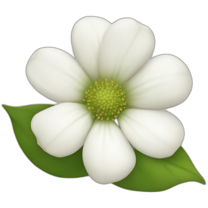 white flower emoji