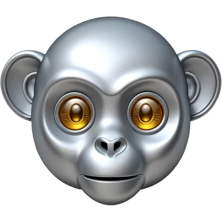 robot monkey head emoji