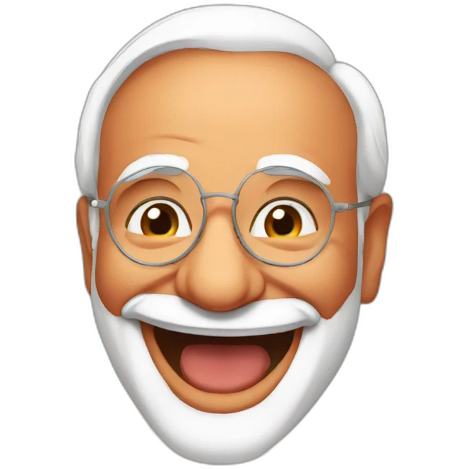 Laughing Modi ji emoji