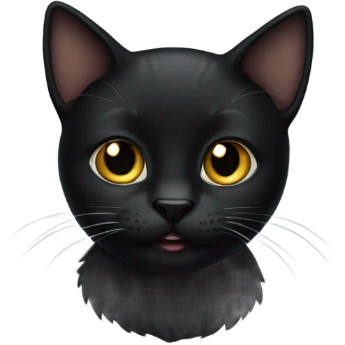 Black cat emoji