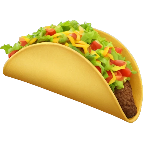 Taco farting emoji