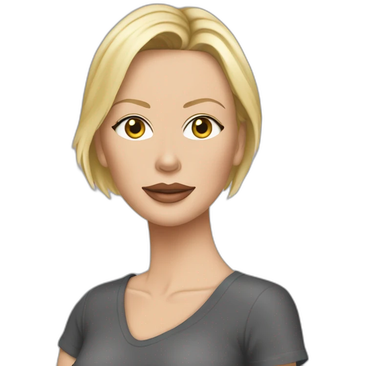 charlize theron wearing t-shirt emoji