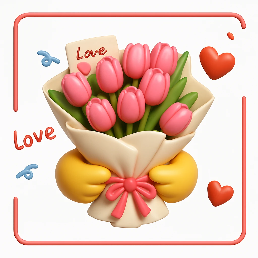 Recreate this emoji in the 3D iOS style. Keep the same expression and details, but render it with depth, shading, and a glossy finish typical of 3D iOS emojis. emoji