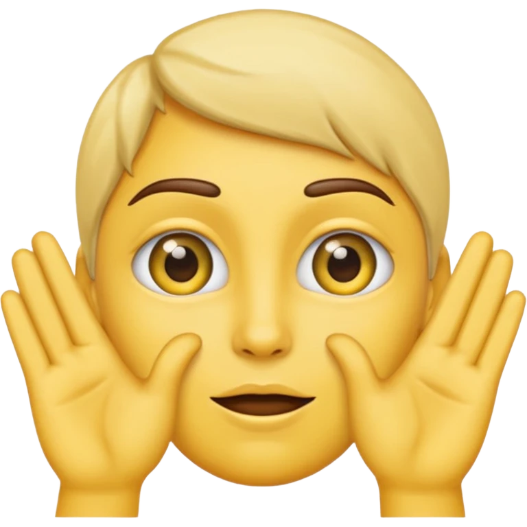 an emoji that with their hands make a gesture of my eyes are on you emoji