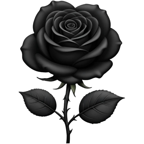 black rose  emoji