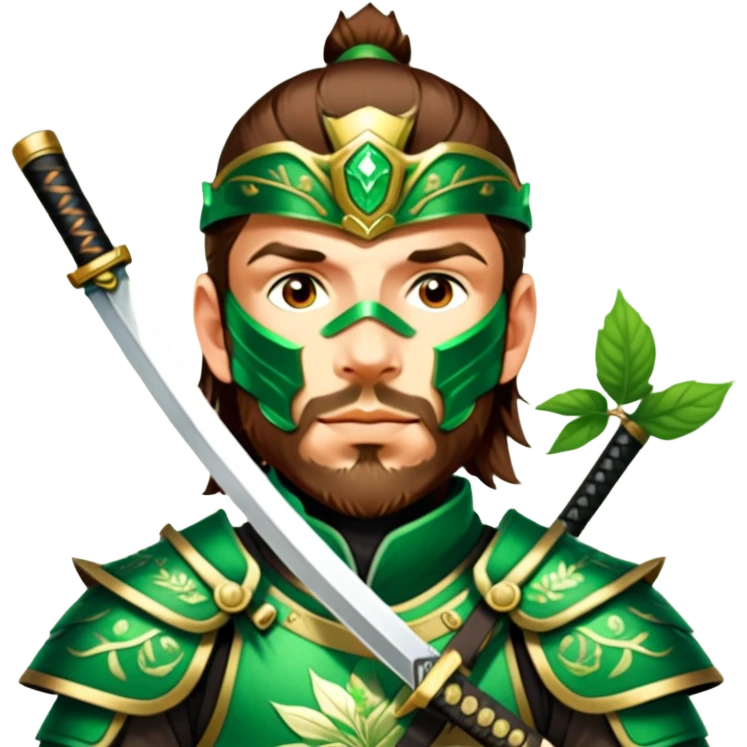 Emerald Samurai emoji