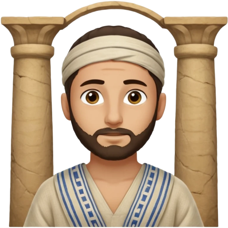 jewish man young ancient Judea emoji