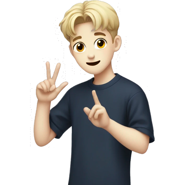S. Coups doing finger heart  emoji