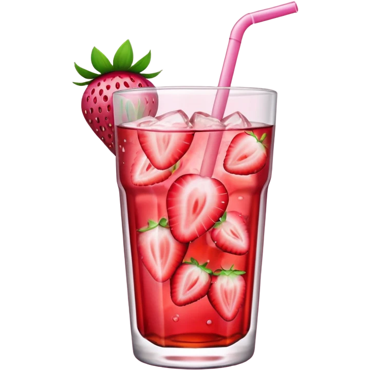 Strawberry Iced Tea emoji