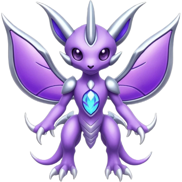 Genesect-Miraidon-Lunala-Fakémon-hybrid-creature (full body)  emoji
