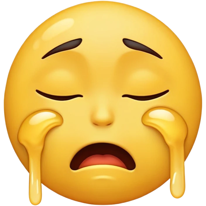 make a emoji strangling itself crying emoji