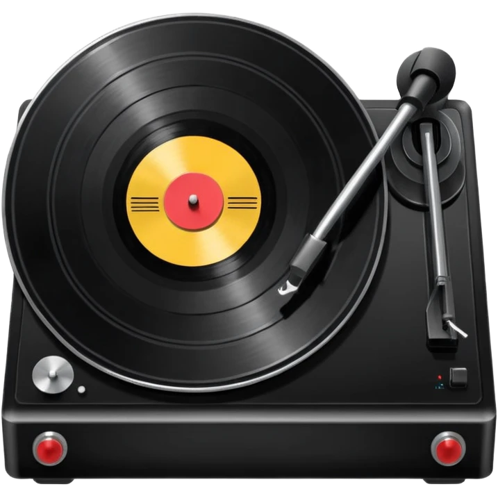a record player spinning emoji