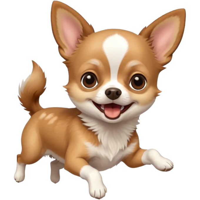 chihuahua jumping  emoji