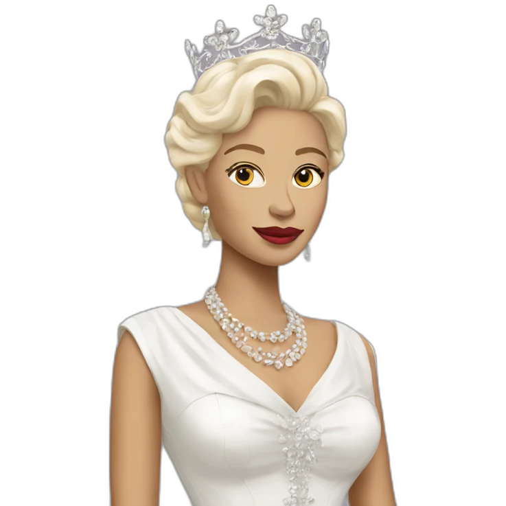 white prada queen emoji