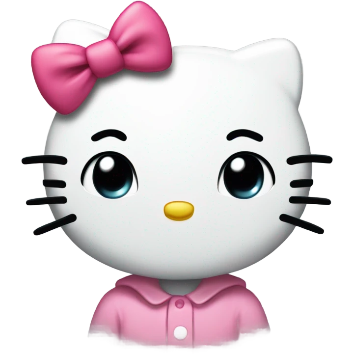 Hello kitty crying emoji