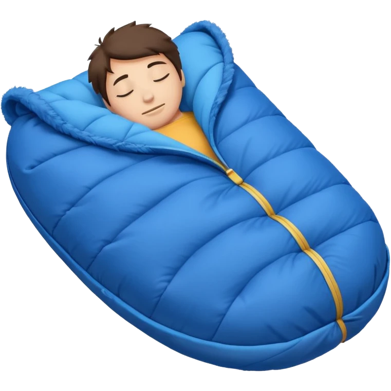Camp Essentials, sleeping bag emoji