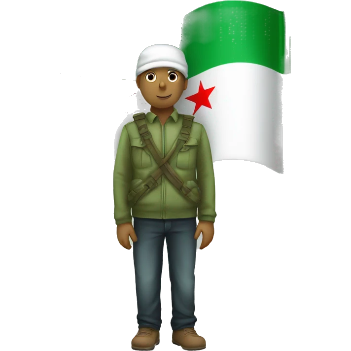 Green flag of Syria emoji