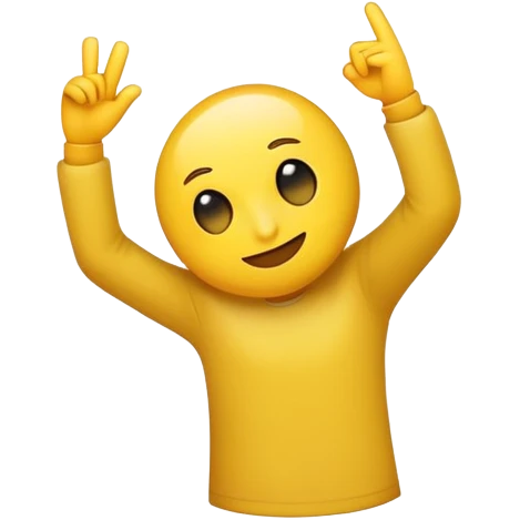 dabbing regular yellow emoji emoji