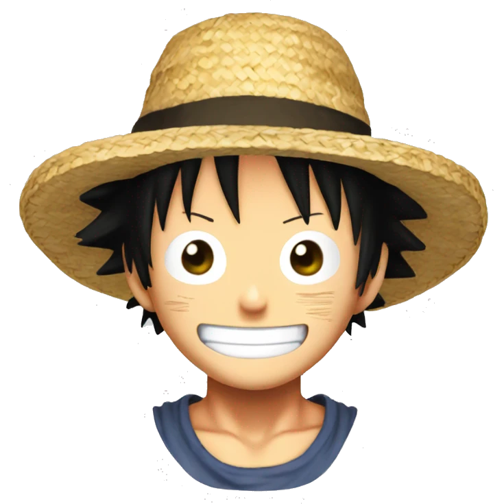 Straw hat luffy emoji