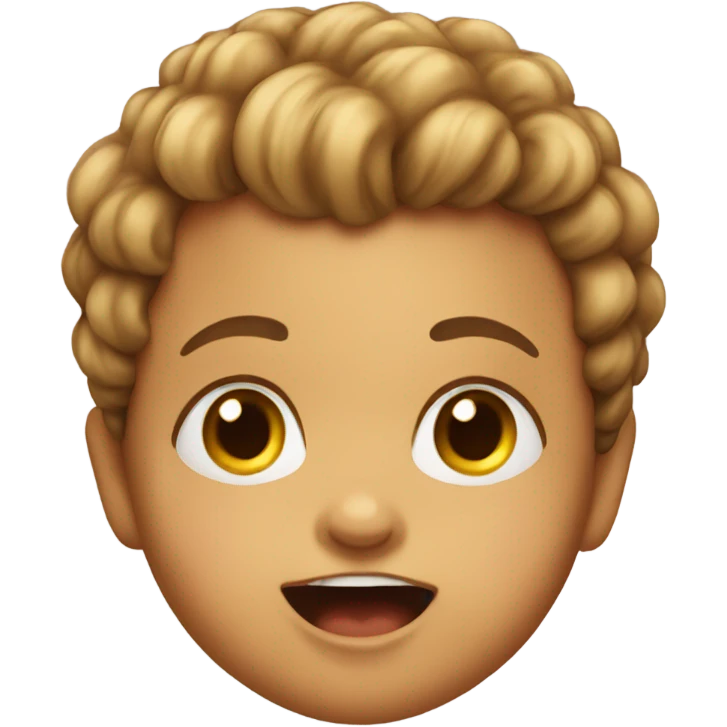 Crazy baby emoji