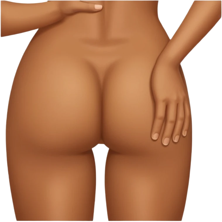 fingering a butt emoji