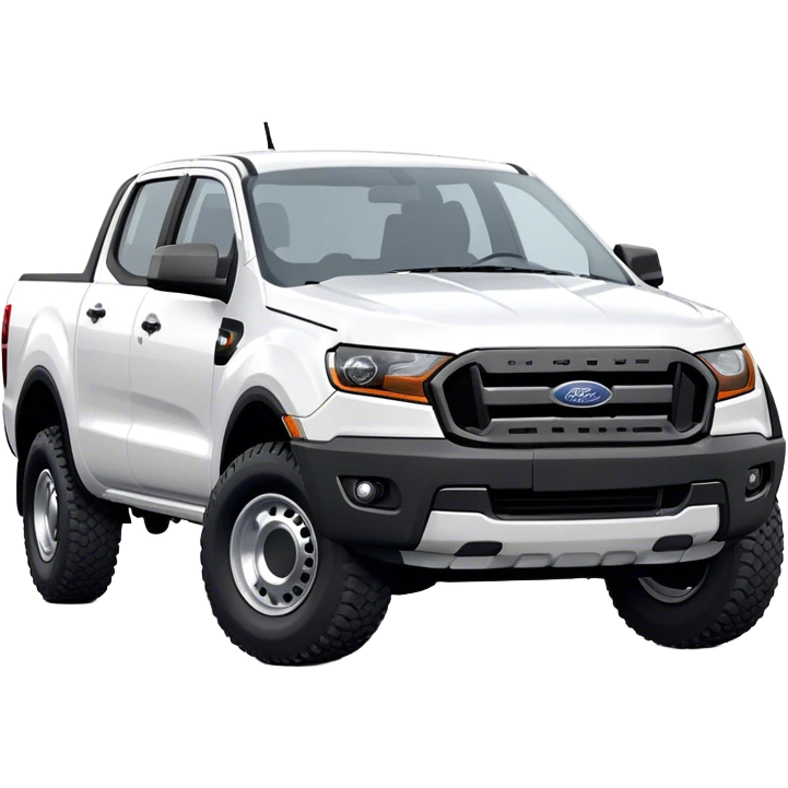 Ford Ranger - Ford (Model Year: 2024) (Iconic colour: White) emoji