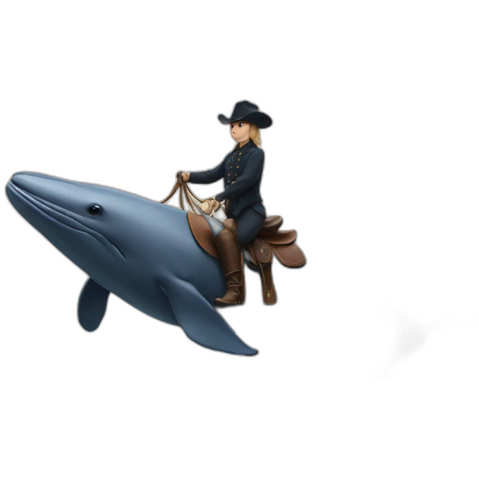 Whale on a horse emoji