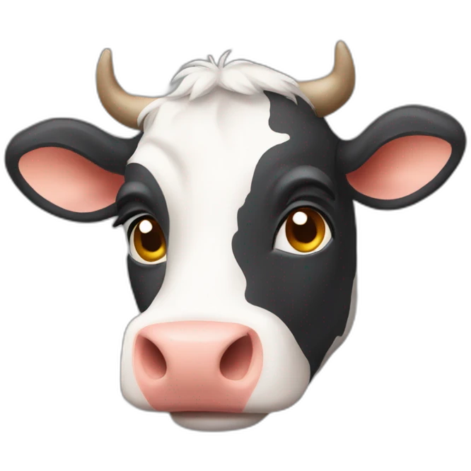cow headshot emoji emoji