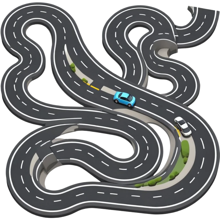 swerving road emoji