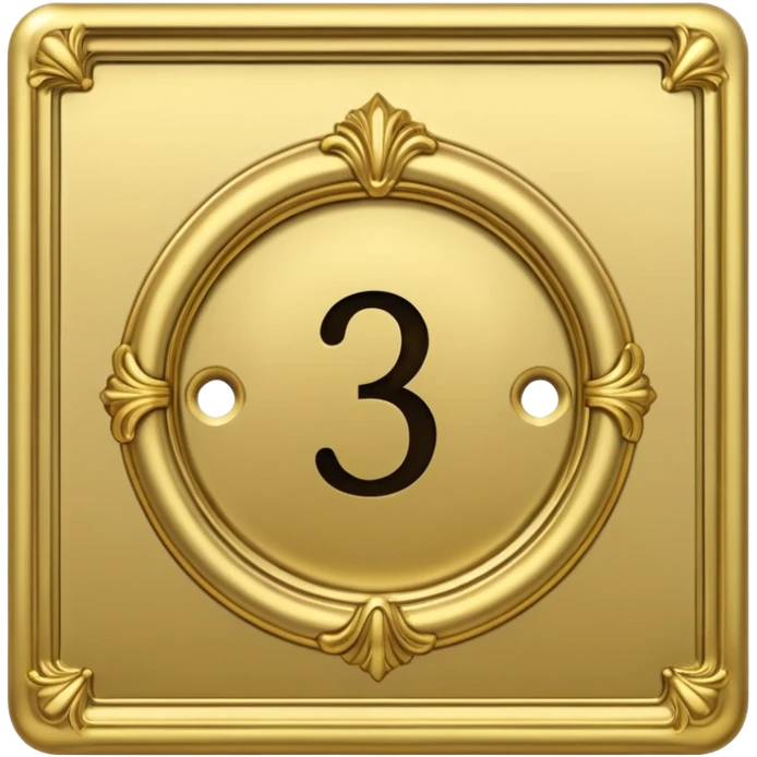 hotel room door number emoji