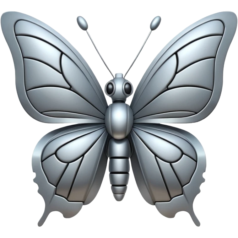 robot butterfly head emoji