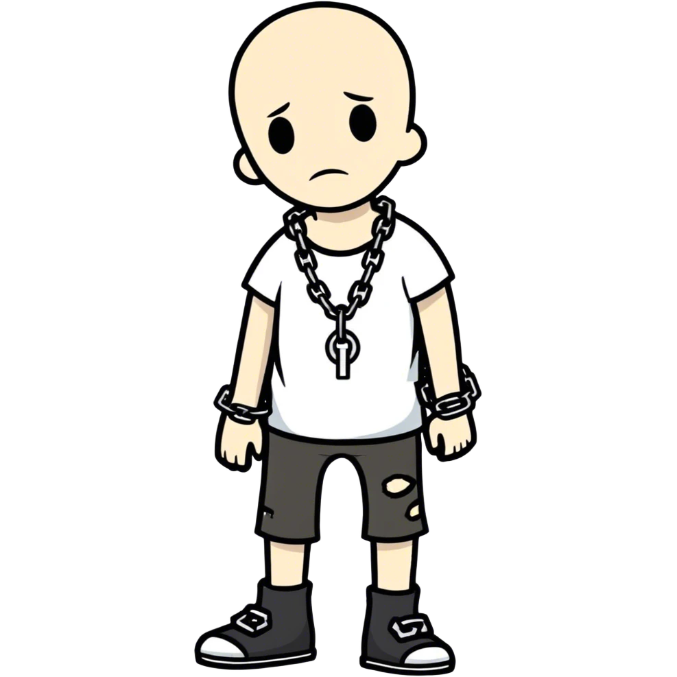 White person slave emoji