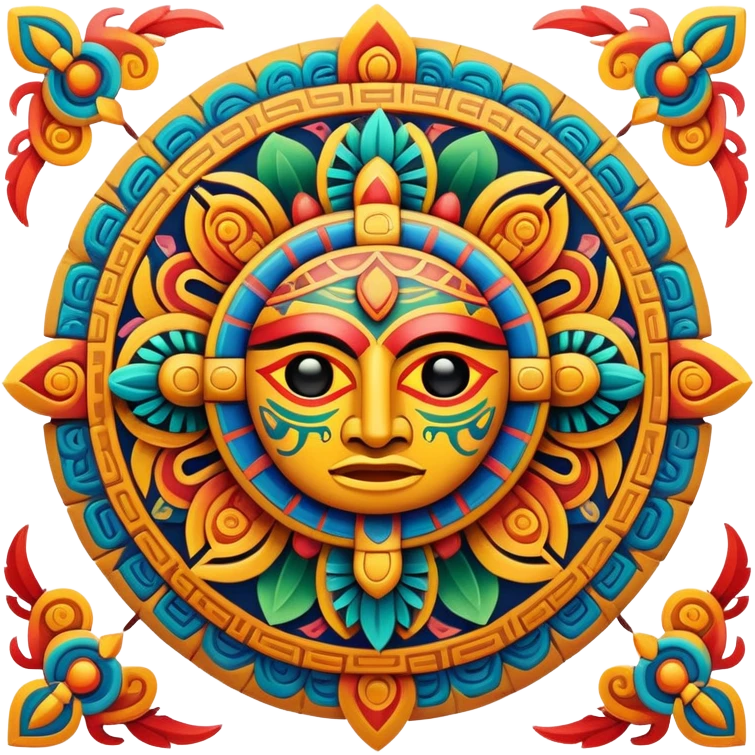 ARTE AZTECA MESOAMÉRICA emoji