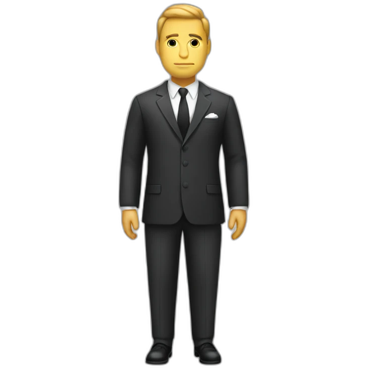 20s gangster full body, white man overweight full suit emoji