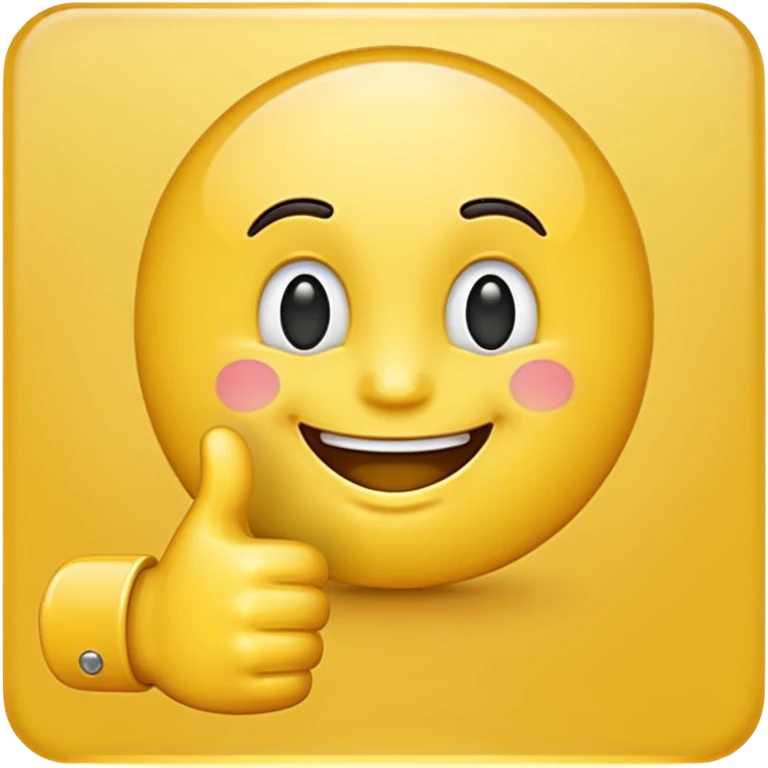 thumbs up emoji, positive and bold emoji